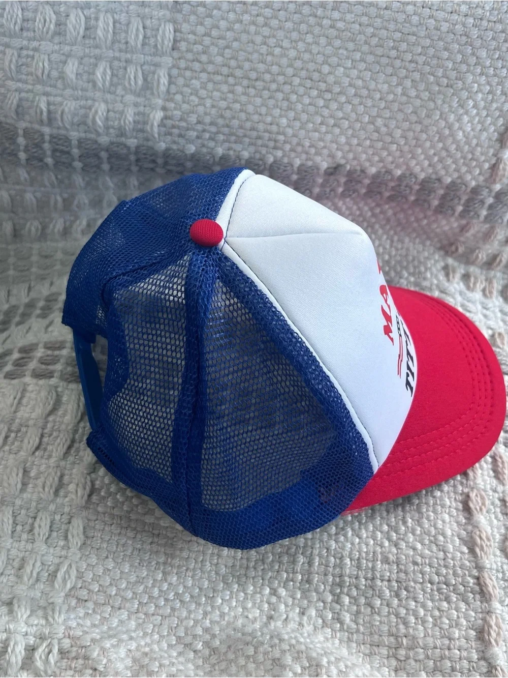 Patriotic 'Mayor of Titty City' Trucker Hat - Red White Blue